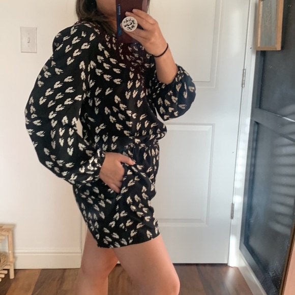 Anthropologie Ranna Gill Maiden Leaf Romper. Sz M - Picture 3 of 14